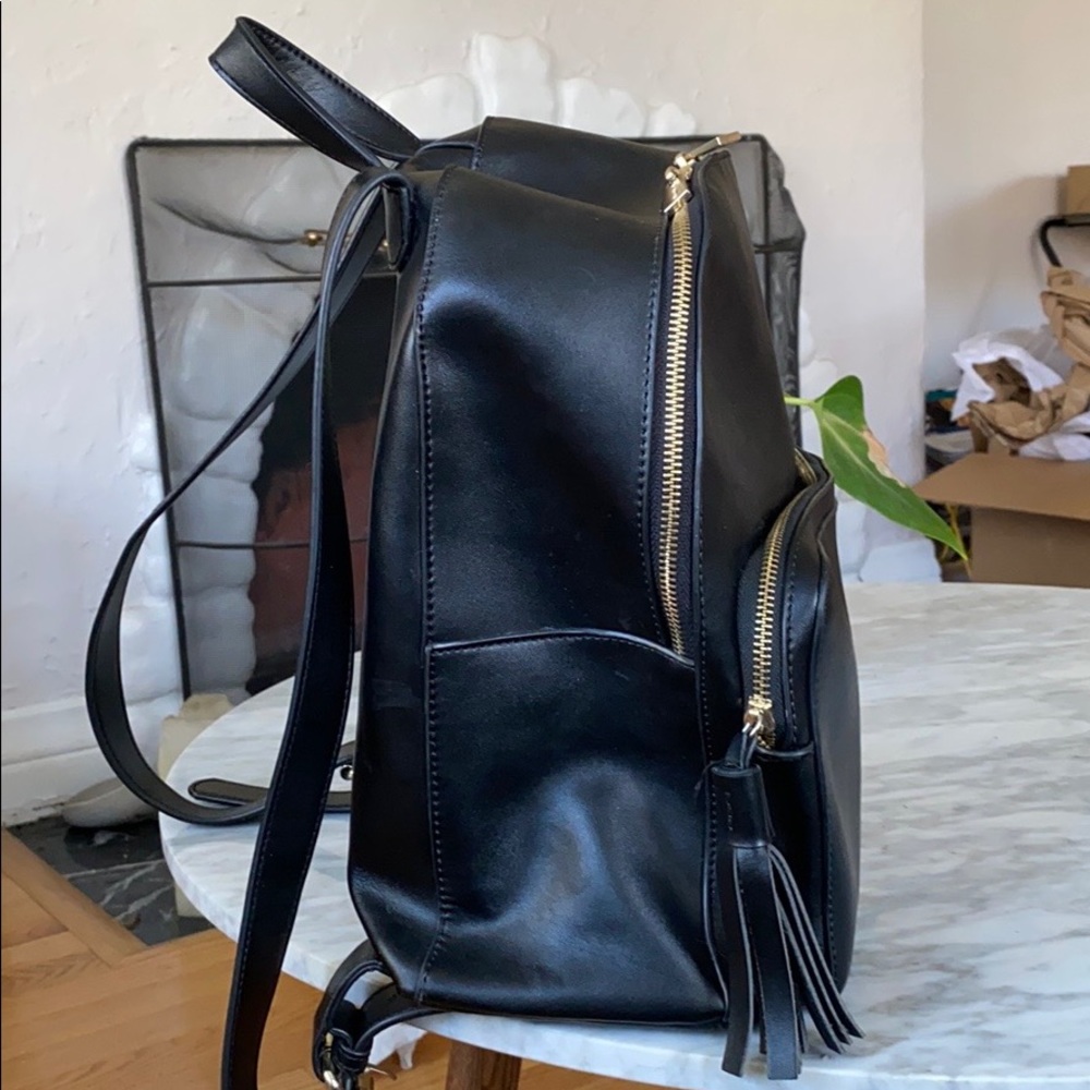 Leather Mini Backpack - Picture 3 of 10